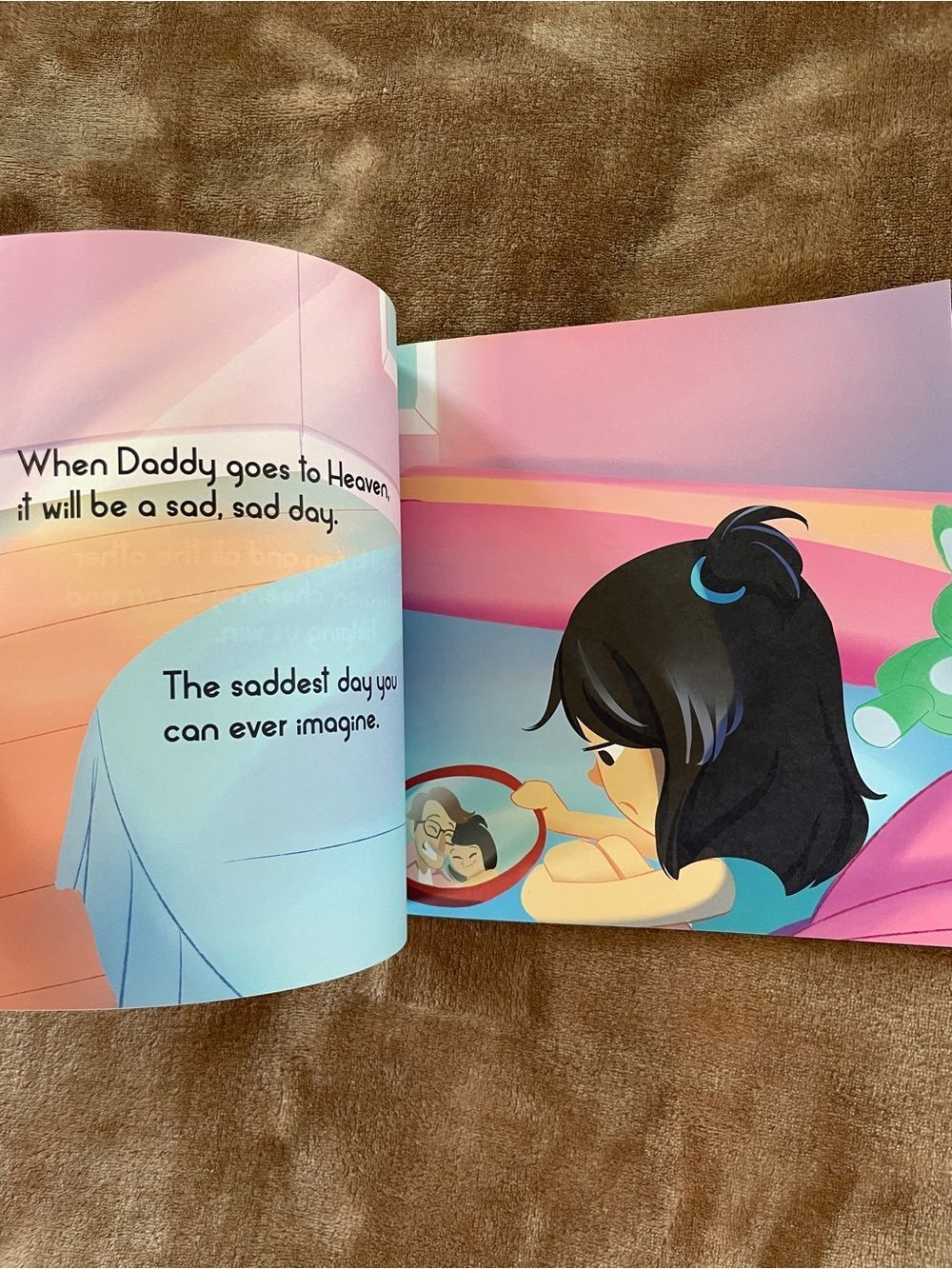 When Daddy Goes to Heaven - Children's Grief Book Bereavement Therapy Loss - Picture 2 of 5